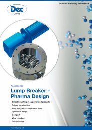 Lump Breaker â Pharma Design - DEC Group