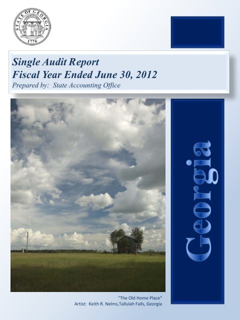 Single Audit Report Fiscal Year Ended June 30, 2012 - State ...