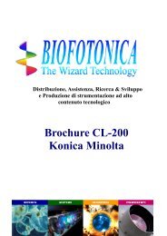 Brochure Colorimetro CL-200 - Biofotonica
