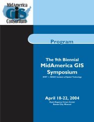 View the Final Program (PDF) - MidAmerica GIS Consortium