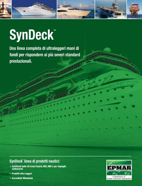 SynDeckâ¢ - Quaker Chemical Corporation