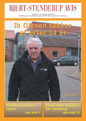 Ib Olesen takker af efter 34 år - Bjert Stenderup Net-Avis
