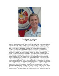 CDR Kristina M. Dell'Orco U. S. Coast Guard