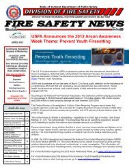 USFA Announces the 2012 Arson Awareness Week Theme: Prevent ...