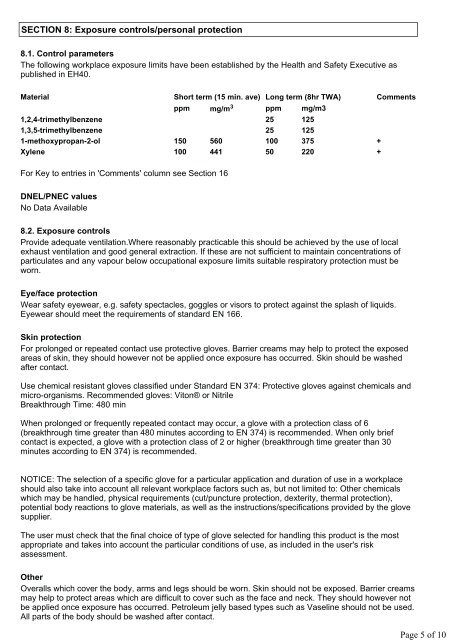 International Paint Ltd. Safety Data Sheet EMB117 INTERGARD 410 ...