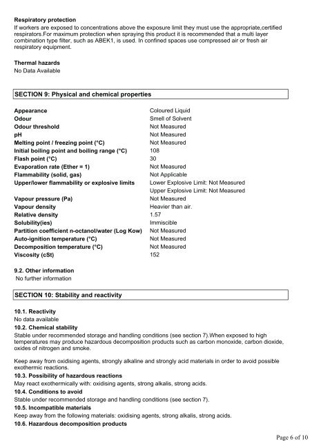 International Paint Ltd. Safety Data Sheet EMB117 INTERGARD 410 ...