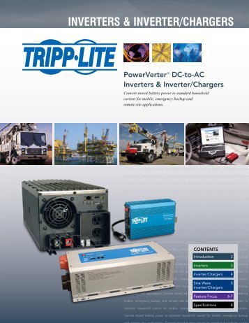 Inverters & Inverter/Chargers - Tripp Lite