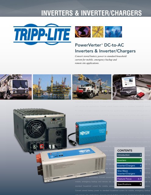 Inverters & Inverter/Chargers - Tripp Lite