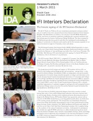 IFI Interiors Declaration - Interior Design Educators Council