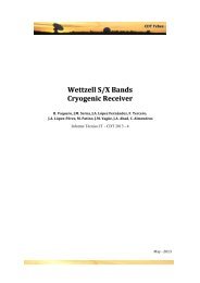 Wettzell S/X Bands Cryogenic Receiver