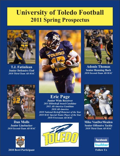 2011 Toledo Spring Football Prospectus - University of Toledo ...