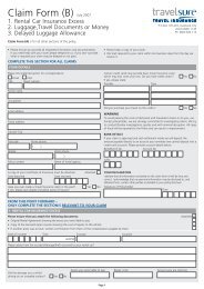 Claim Form (B) July 2007 - STA Travel