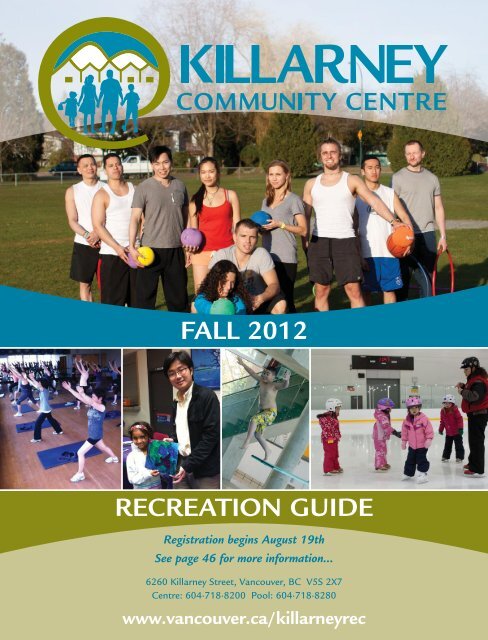 FALL 2012 RECREATION GUIDE - City of Vancouver