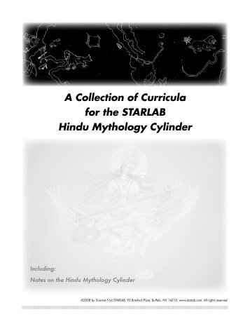 A Collection of Curricula for the STARLAB Hindu Mythology Cylinder