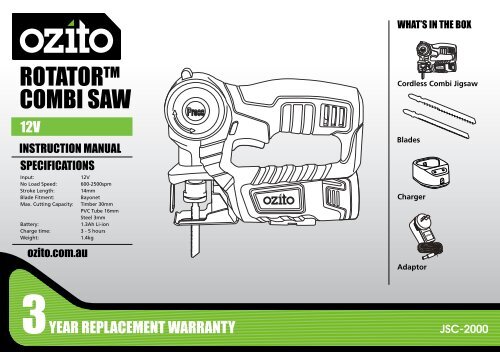 ROTATORTM COMBI SAW