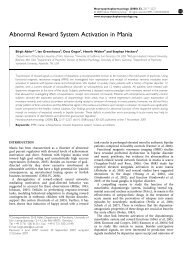 Abnormal Reward System Activation in Mania - Mental Health ...