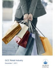 GCC Retail Industry - Alpen Capital  Group
