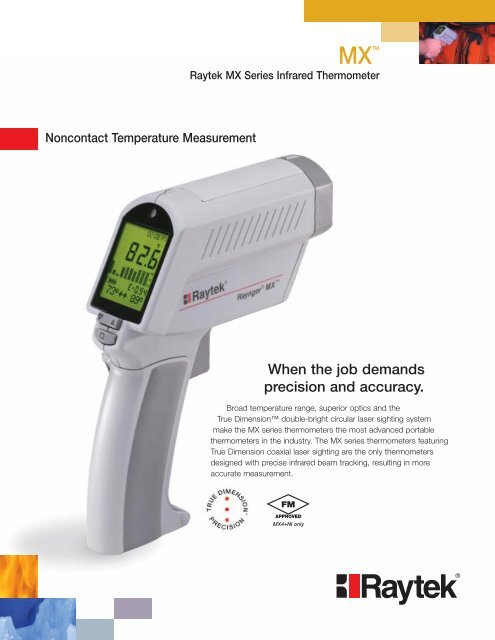 Raytek MX Series Infrared Thermometer