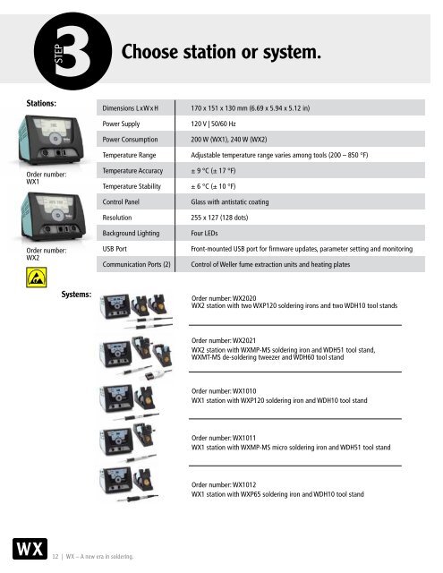 Weller WX Soldering Stations - Cooper Hand Tools