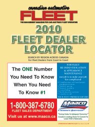 2010 FLEET DEALER LOCATOR - Fleet Business