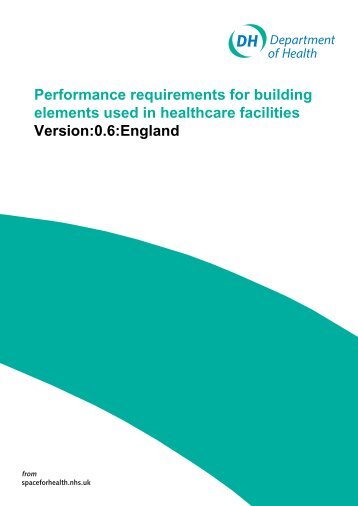 Performance requirements for building elements used in healthcare ...