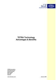 TETRA Technology Advantages & Benefits