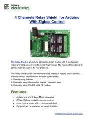 4 Channels Relay Shield for Arduino With Zigbee ... - Arduino Egypt