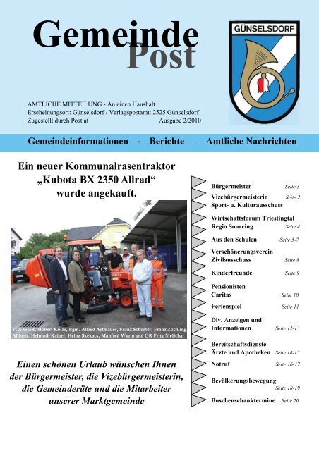 (9,17 MB) - .PDF - Marktgemeinde Günselsdorf
