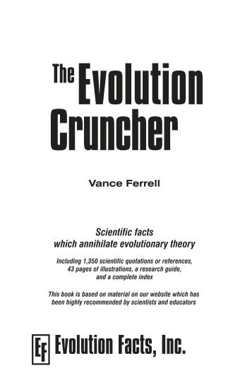 Evolution Cruncher.pdf - Evolution Is Dead!