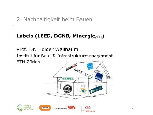 Nachhaltiges Bauen - Energie Bewegt Winterthur