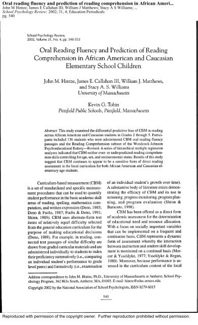 oral-reading-fluency-and-prediction-of-reading-comprehension-in