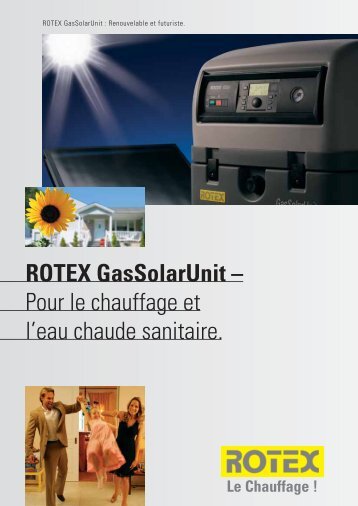 ROTEX GasSolarUnit â Pour le chauffage et l'eau ... - enrdd.com