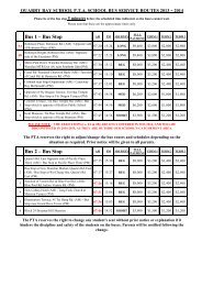 2013~14 Bus Routes - Quarry Bay School