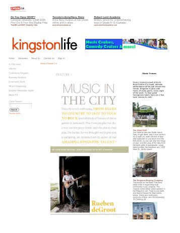 Kingston Life - Josephine Matyas | Writer Without Borders
