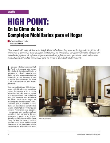 DiseÃ±o: HIGH POINT - Revista El Mueble y La Madera