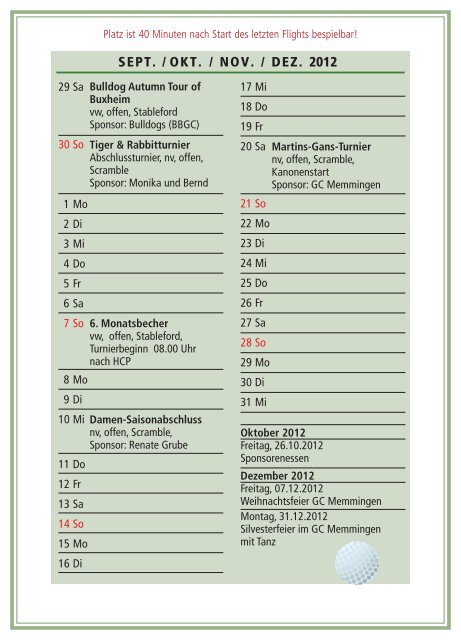 3 - Golfclub Memmingen - Gut Westerhart eV