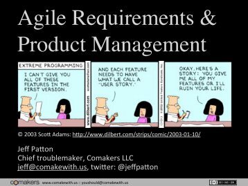 Agile Requirements & Product Management - Agile Alliance