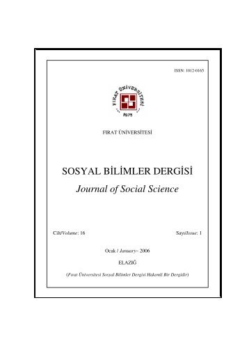 sayÄ±:1 - Portal - FÄ±rat Ãniversitesi