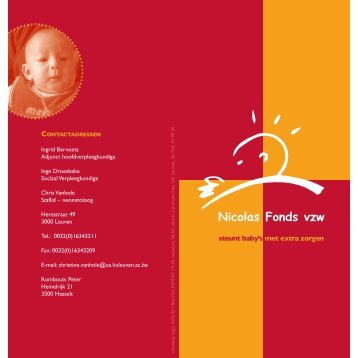 Nicolas Fonds vzw - UZ Leuven