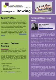 National Governing Bodyâ¦ Spotlight onâ¦Rowing ... - British Rowing