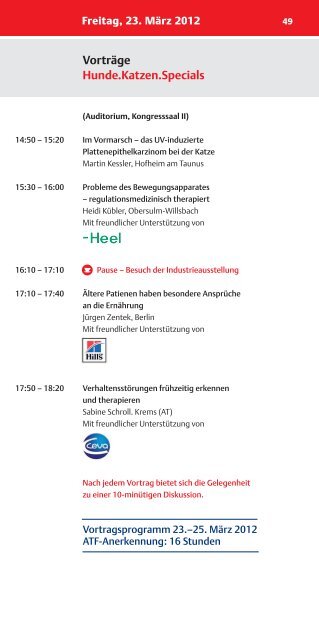 24. BBF 2012 Programmheft - MVS Medizinverlage Stuttgart