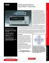 Keithley 6430 Sub-Femtoamp Remote SourceMeter