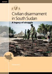 Civilian Disarmament in South Sudan: A Legacy of ... - Saferworld