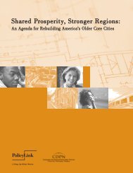 Shared Prosperity, Stronger Regions: - Annie E. Casey Foundation