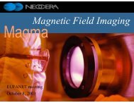 Magnetic Field Imaging (SQUID and more) - eufanet