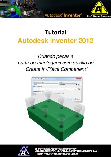 Prof.-Daniel-Severino---Autodesk-Inventor-Criando-Pe-as