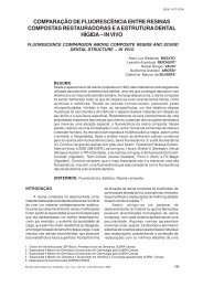 comparaÃ§Ã£o de fluorescÃªncia entre resinas compostas ...