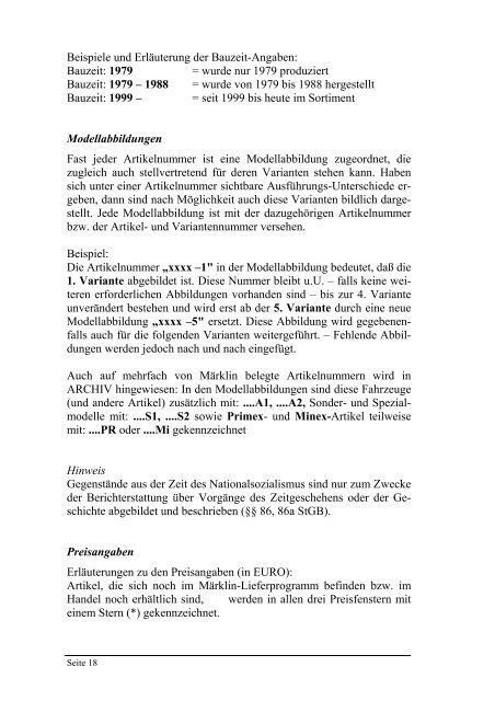 Collection H0 Handbuch