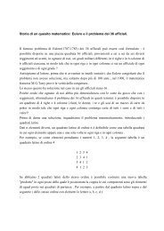 Storia di un quesito matematico: Eulero e il problema dei 36 ufficiali.