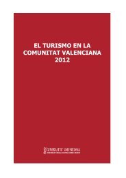 El Turismo en la Comunitat Valenciana 2012 - Turisme